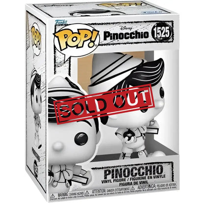 Pinocchio Funko Pop figure in box.