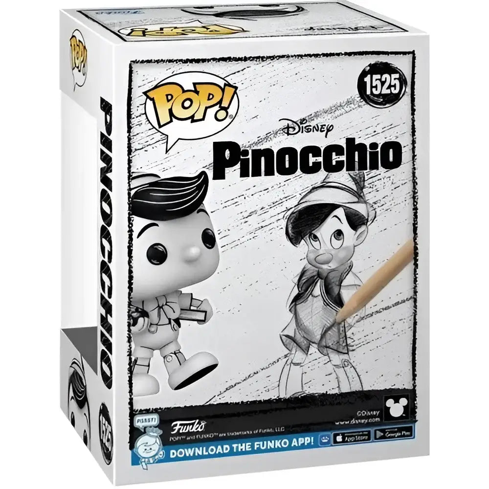 Pinocchio Funko Pop box.