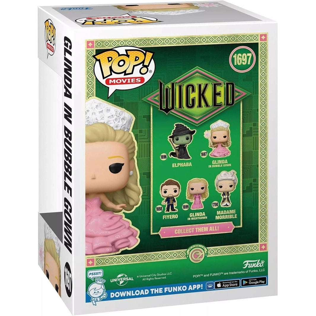 Funko Pop! Glinda in Bubble Gown Wicked Part 1 - Vinyl Figure #1697 - Alchemist Cards & Games
