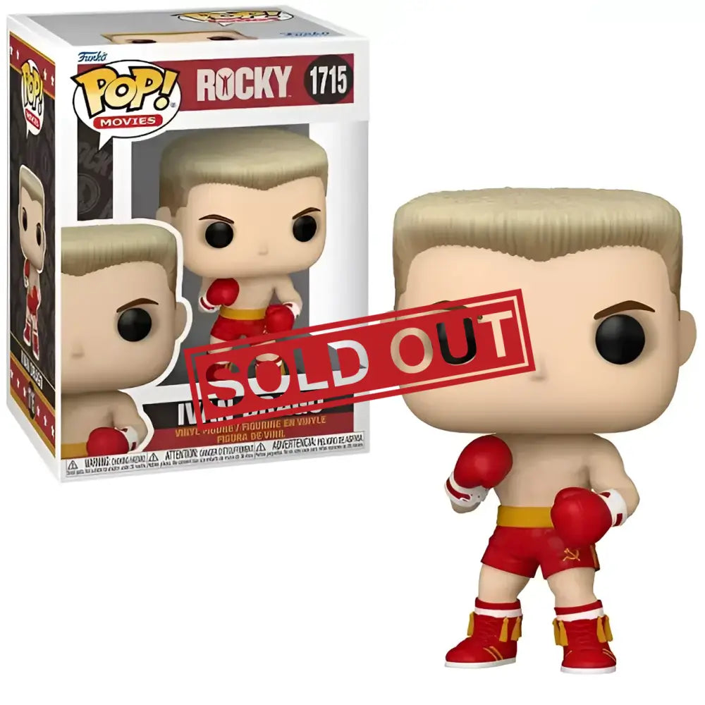 Ivan Drago Funko Pop figure.