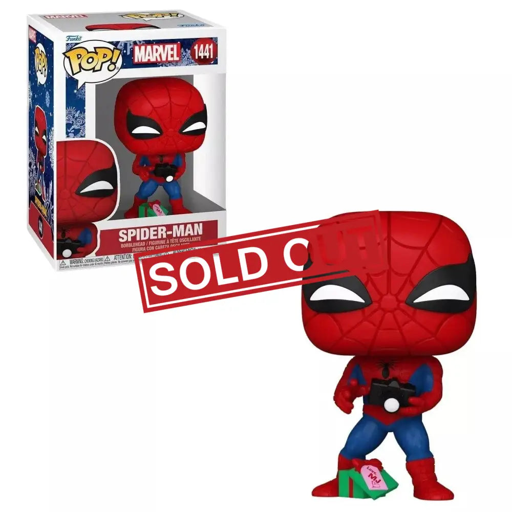 Spider-Man Funko Pop figure.