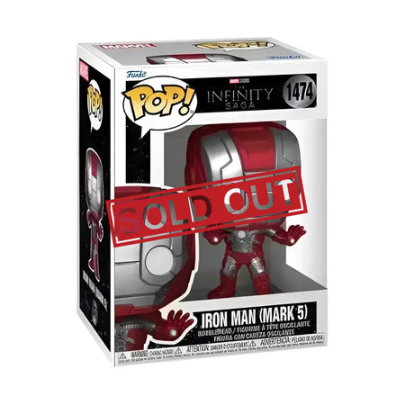Iron Man Funko Pop figure in box.