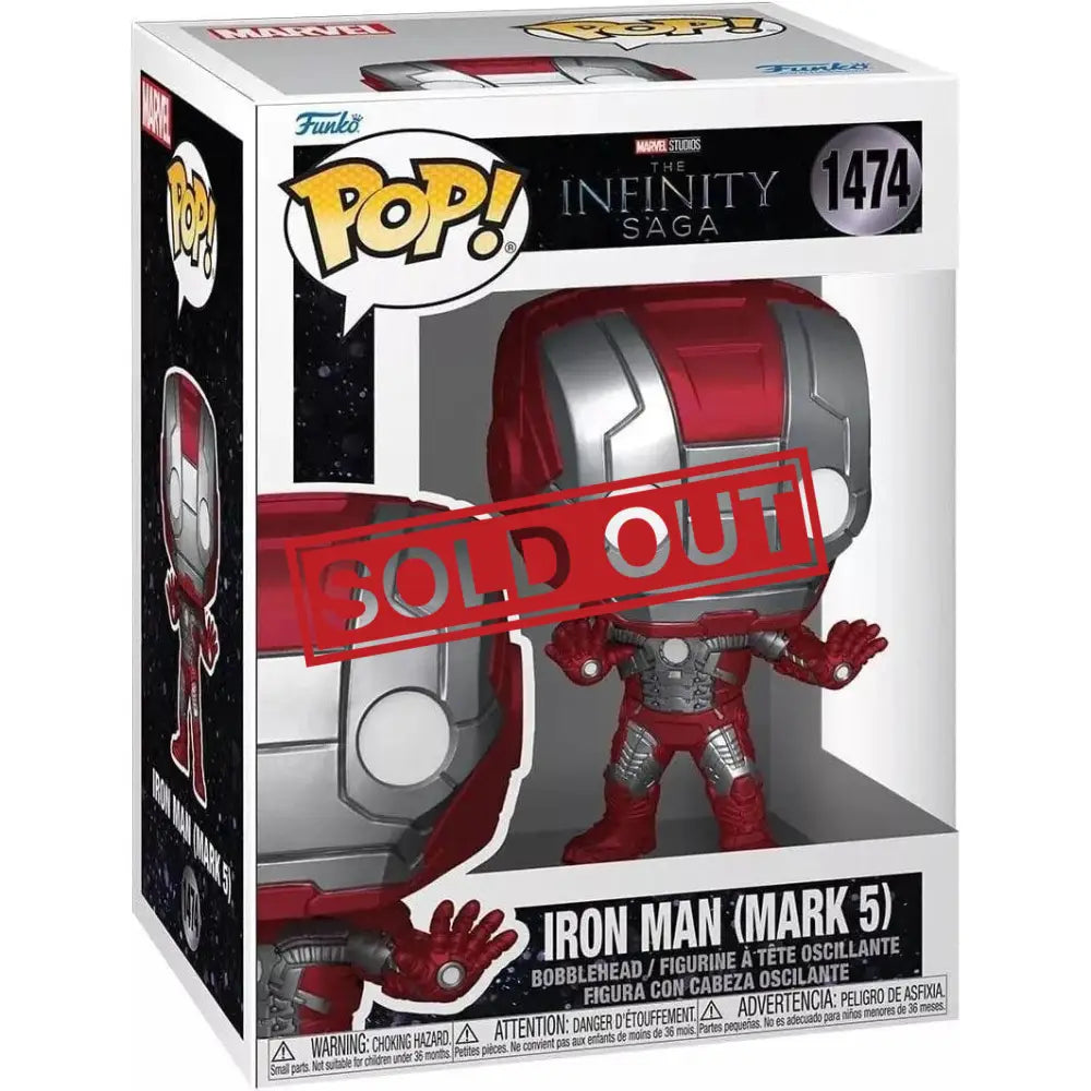Iron Man Funko Pop figure.