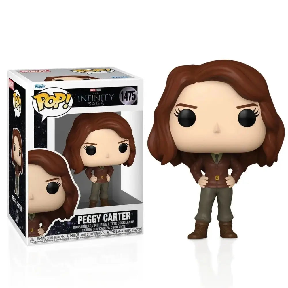 Peggy Carter Funko Pop figurine.