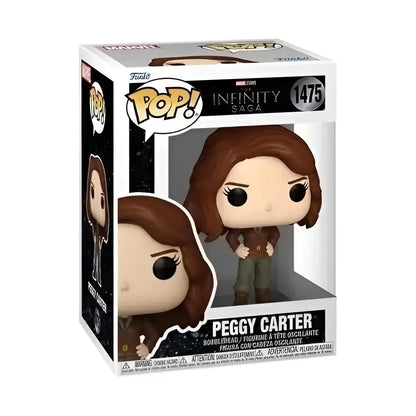 Peggy Carter Funko Pop figurine in box.