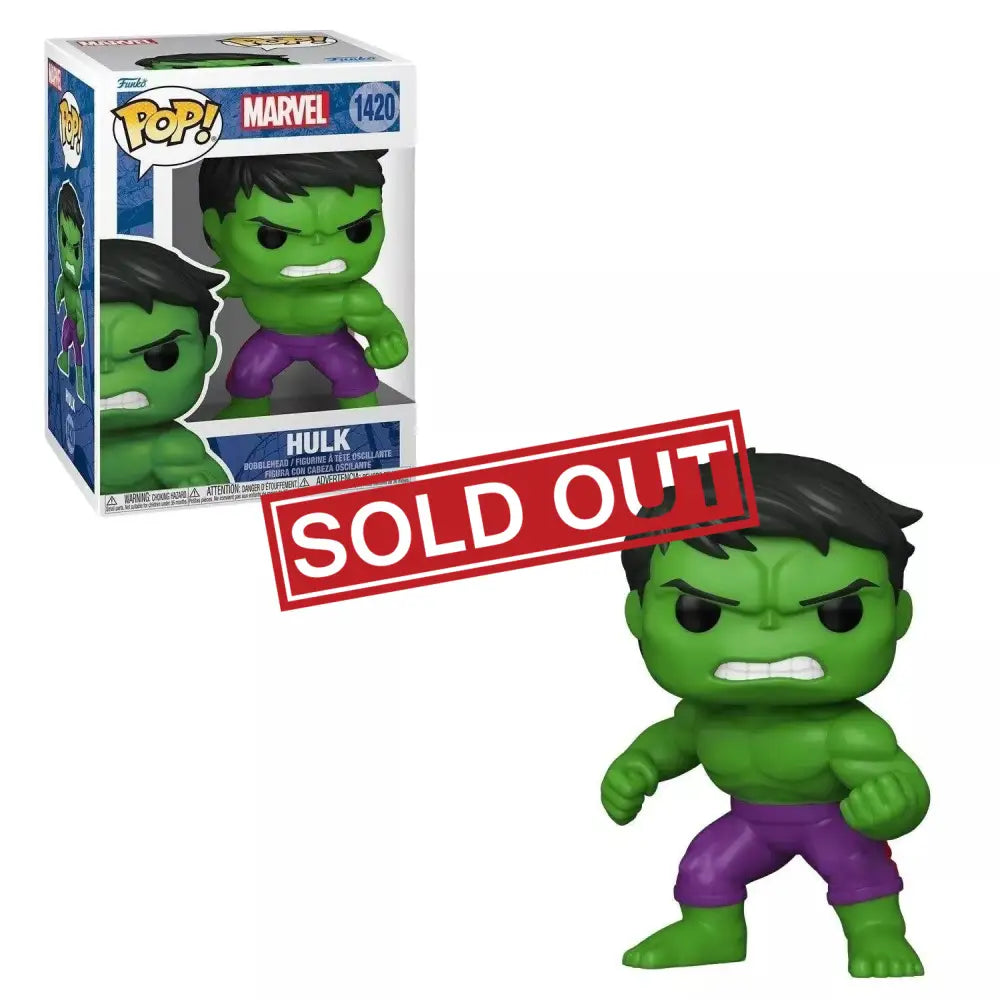 Hulk Funko Pop figure.