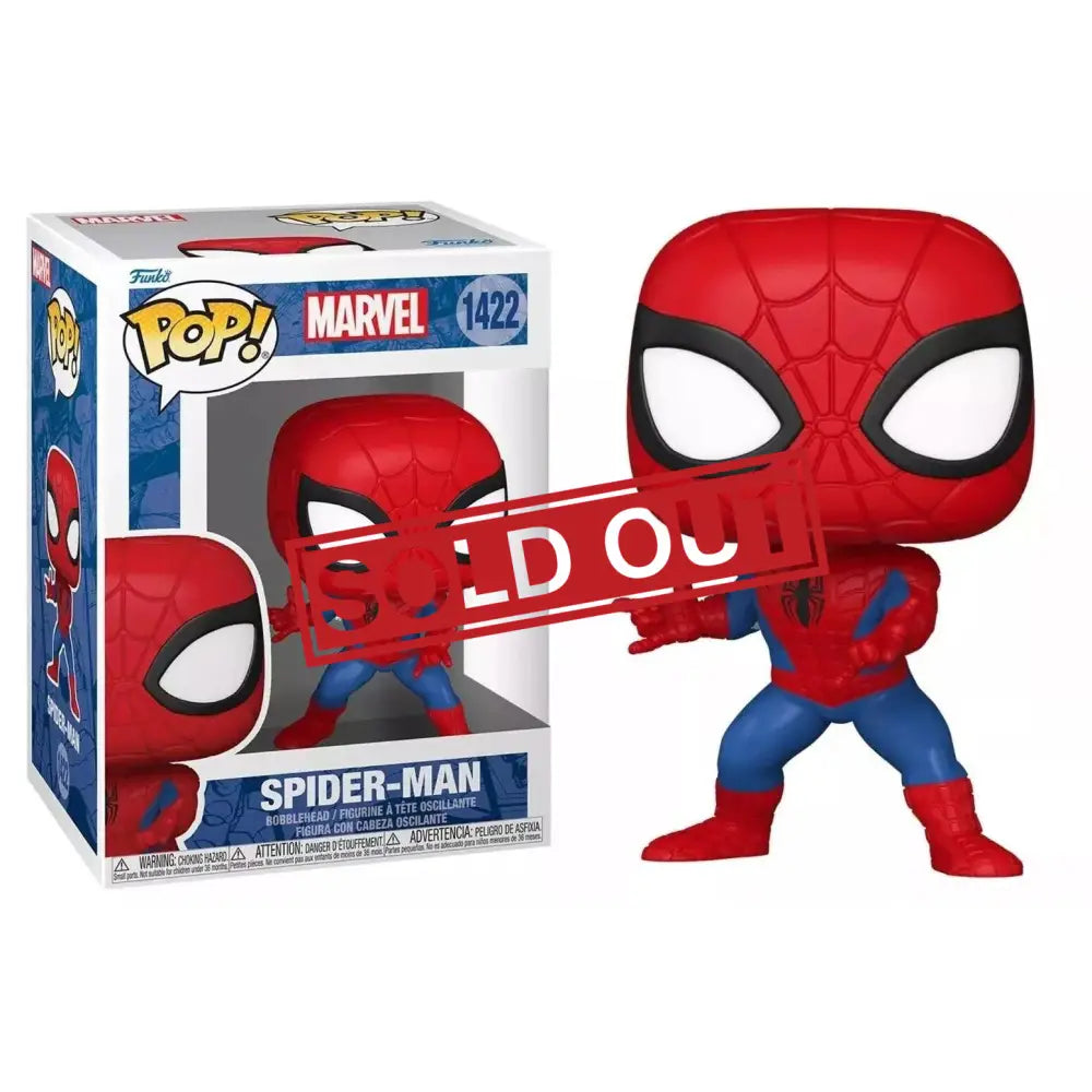 Spider-Man Funko Pop figure.