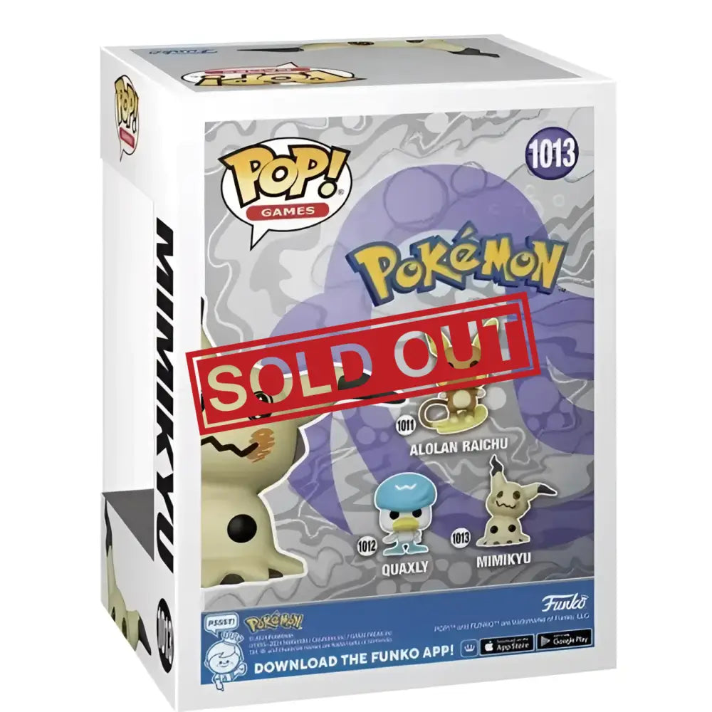 Pokémon Funko Pop box.