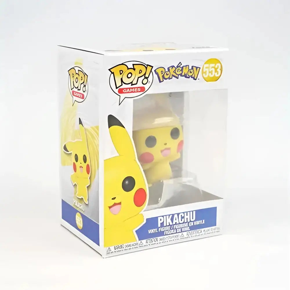 Funko Pop Pokémon Pikachu #553 yellow vinyl figure in original box collectible vinyl figure
