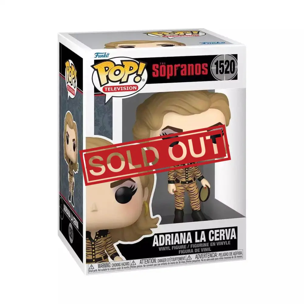 Adriana La Cerva Funko Pop figure.