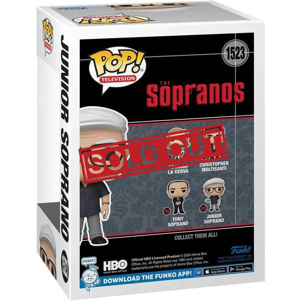 The Sopranos’ Funko Pop box.