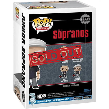 The Sopranos’ Funko Pop box.
