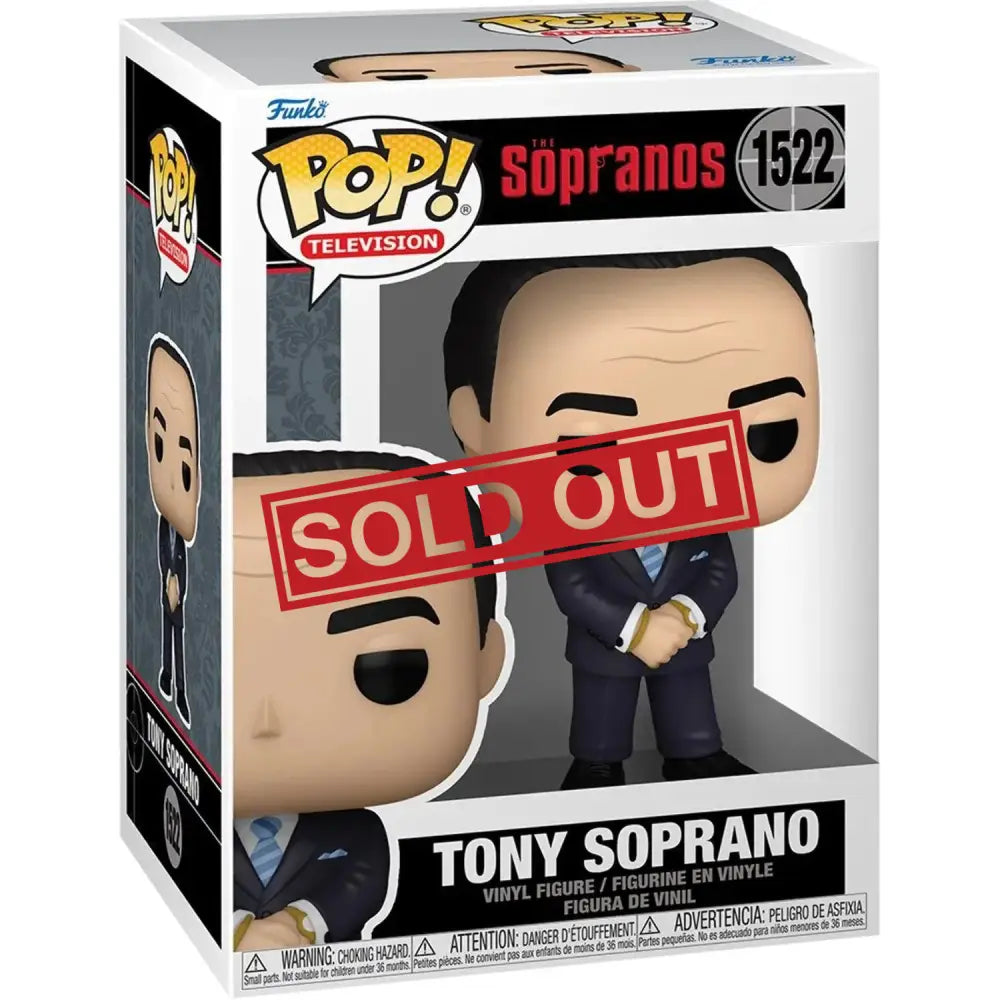 Tony Soprano Funko Pop figurine.