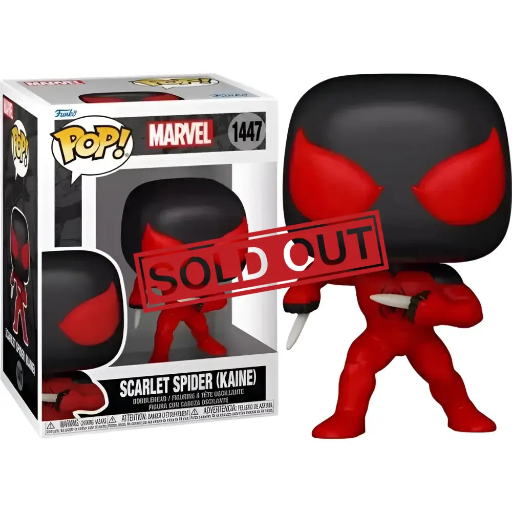 Scarlet Spider Funko Pop figure.