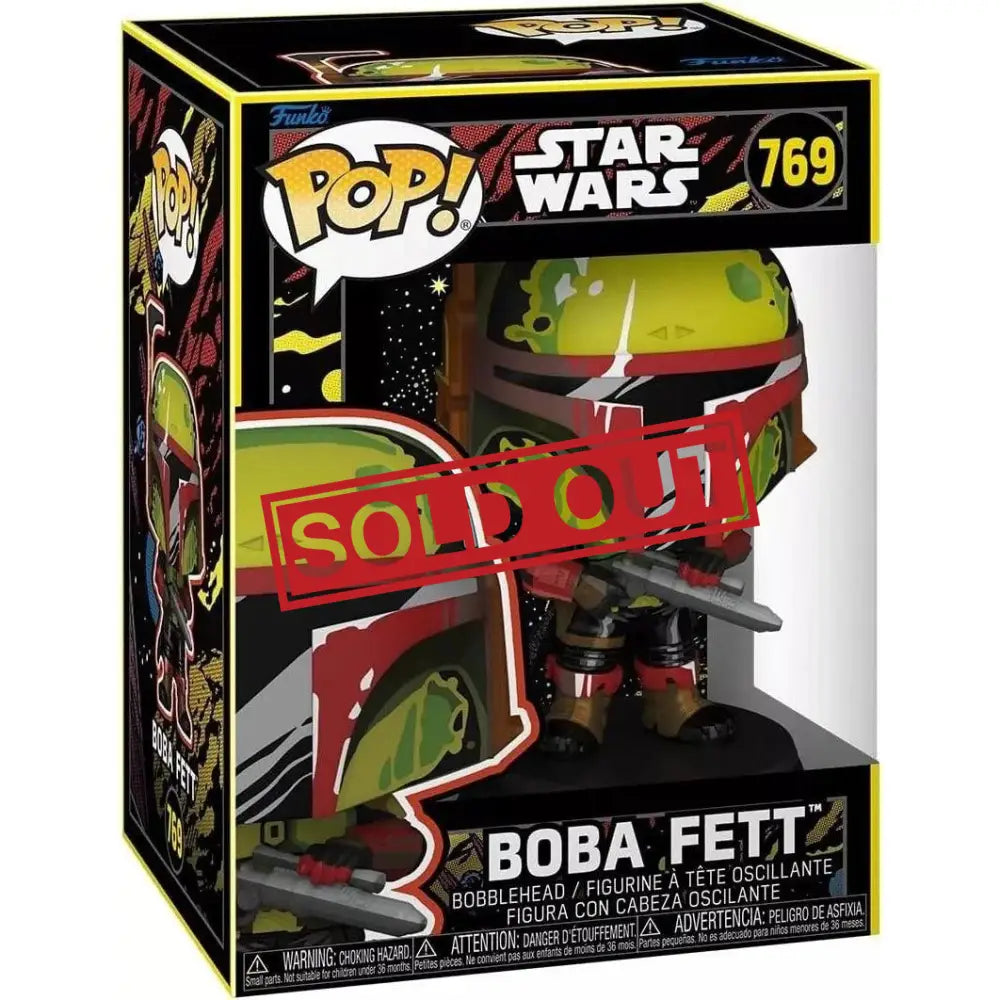 Boba Fett Funko Pop figure.