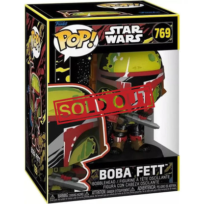 Boba Fett Funko Pop figure.