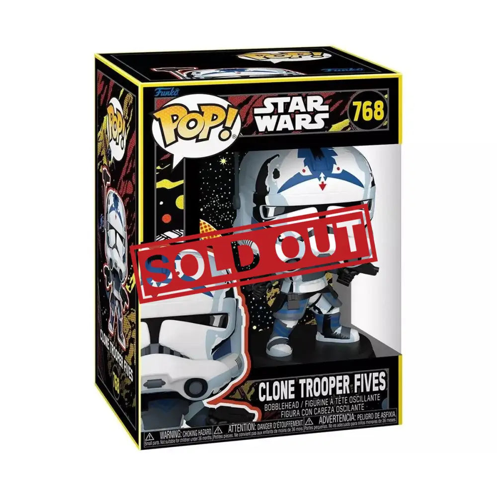 Clone Trooper Fives Funko Pop figure.