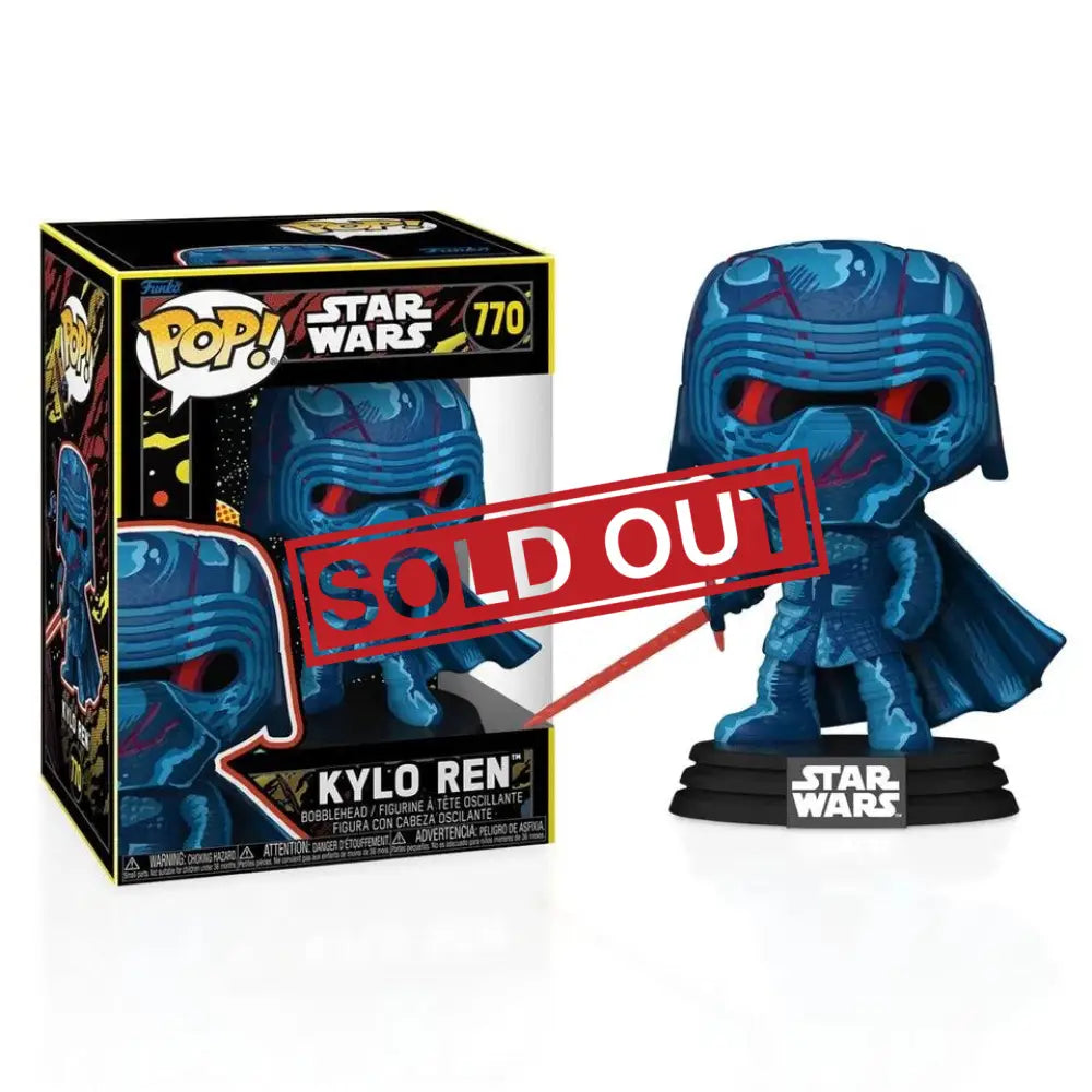 Kylo Ren Funko Pop figure.