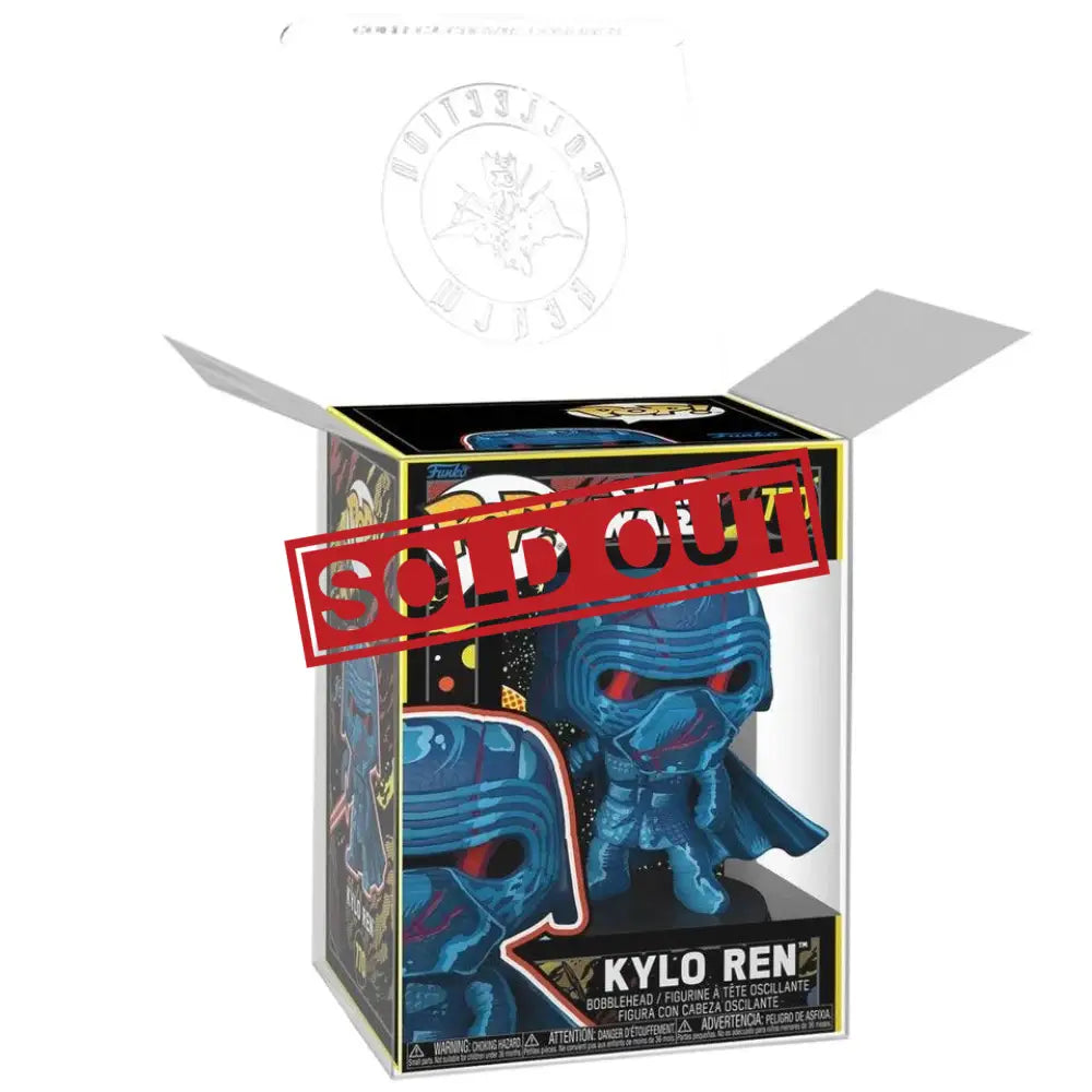 Kylo Ren Funko Pop figure in box.