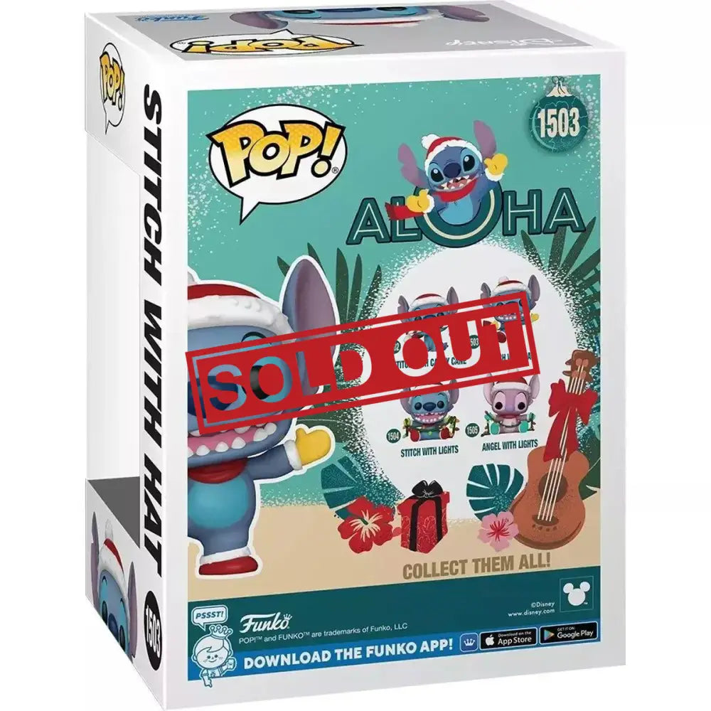 Funko Pop Stitch with Hat box.
