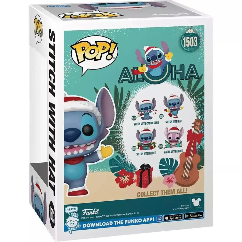 Funko Pop Stitch with Hat box.