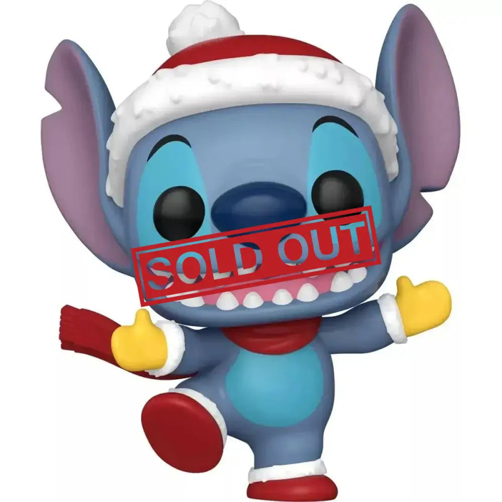 Festive Stitch Funko Pop.