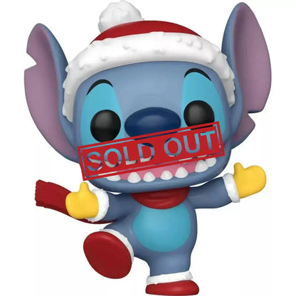 Festive Stitch Funko Pop.