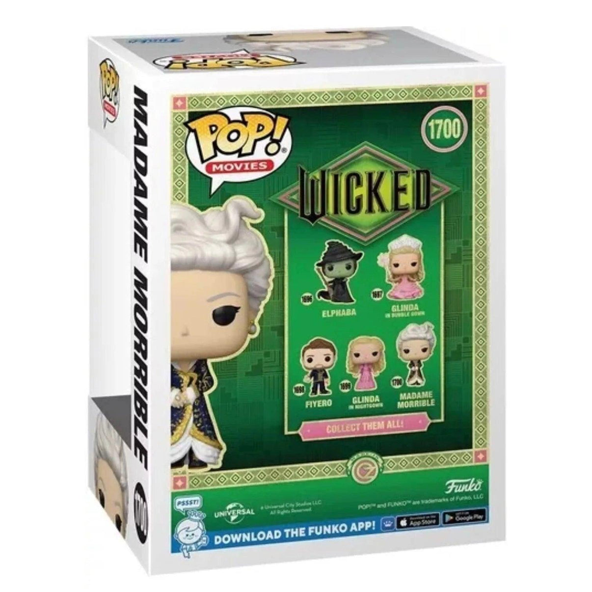 Funko Pop! Wicked Madame Morrible #1700 - Alchemist Cards & Games