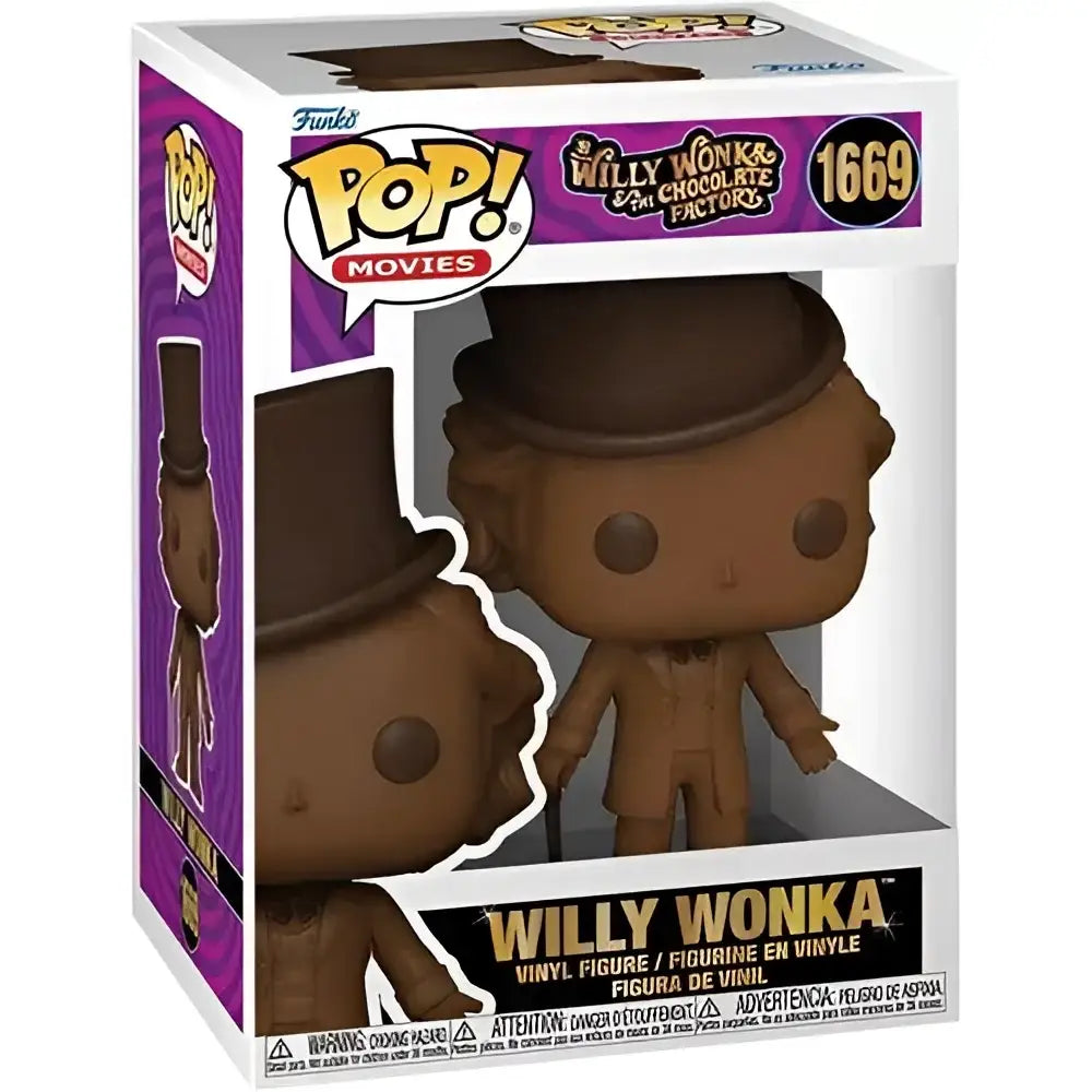 Willy Wonka Funko Pop figure in box.