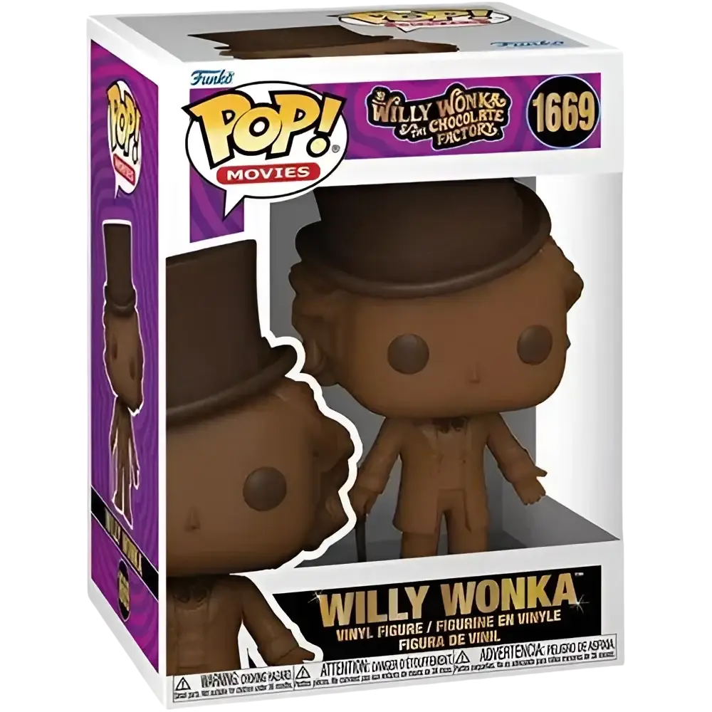 Willy Wonka Funko Pop figure in box.