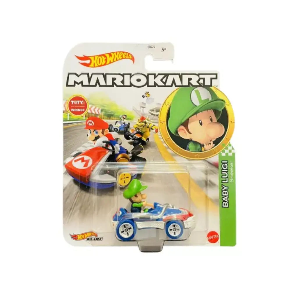 Hot Wheels Mario Kart 1:64 Baby Luigi Sneeker