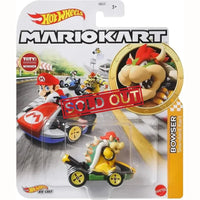 Hot Wheels Mario Kart Bowser Standard Kart toy.
