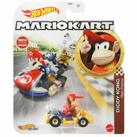 Hot Wheels Mario Kart Diddy Kong Pipe Frame die-cast toy.