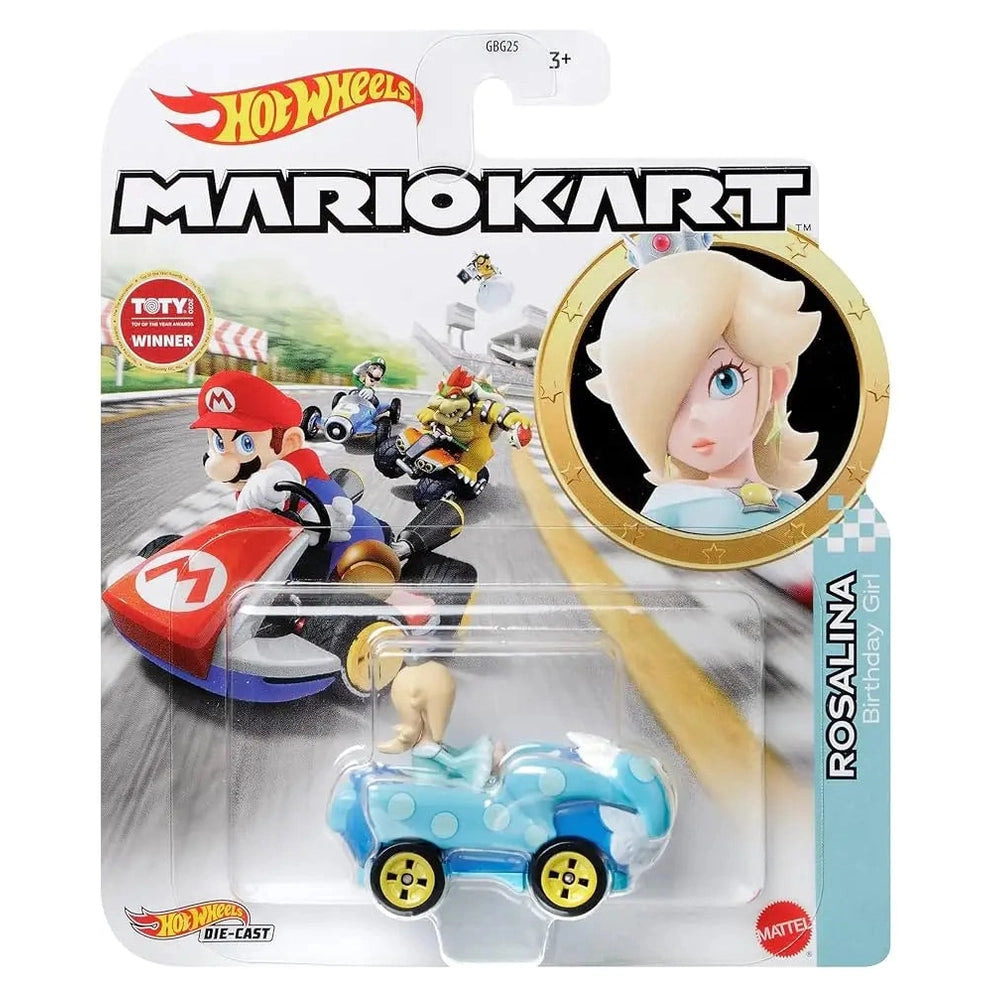 Hot Wheels Mario Kart 1:64 Rosalina Birthday Girl