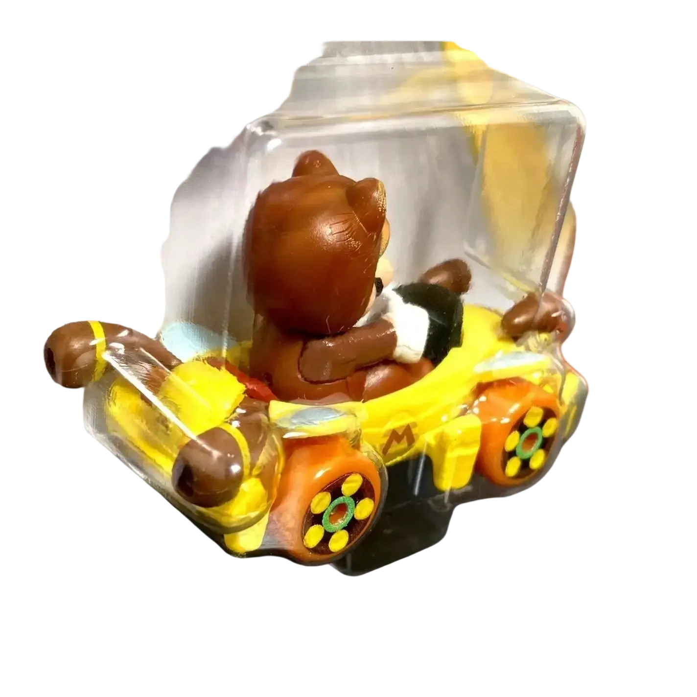 Yanooki maru burner motorcycle toy in clear plastic packaging.
