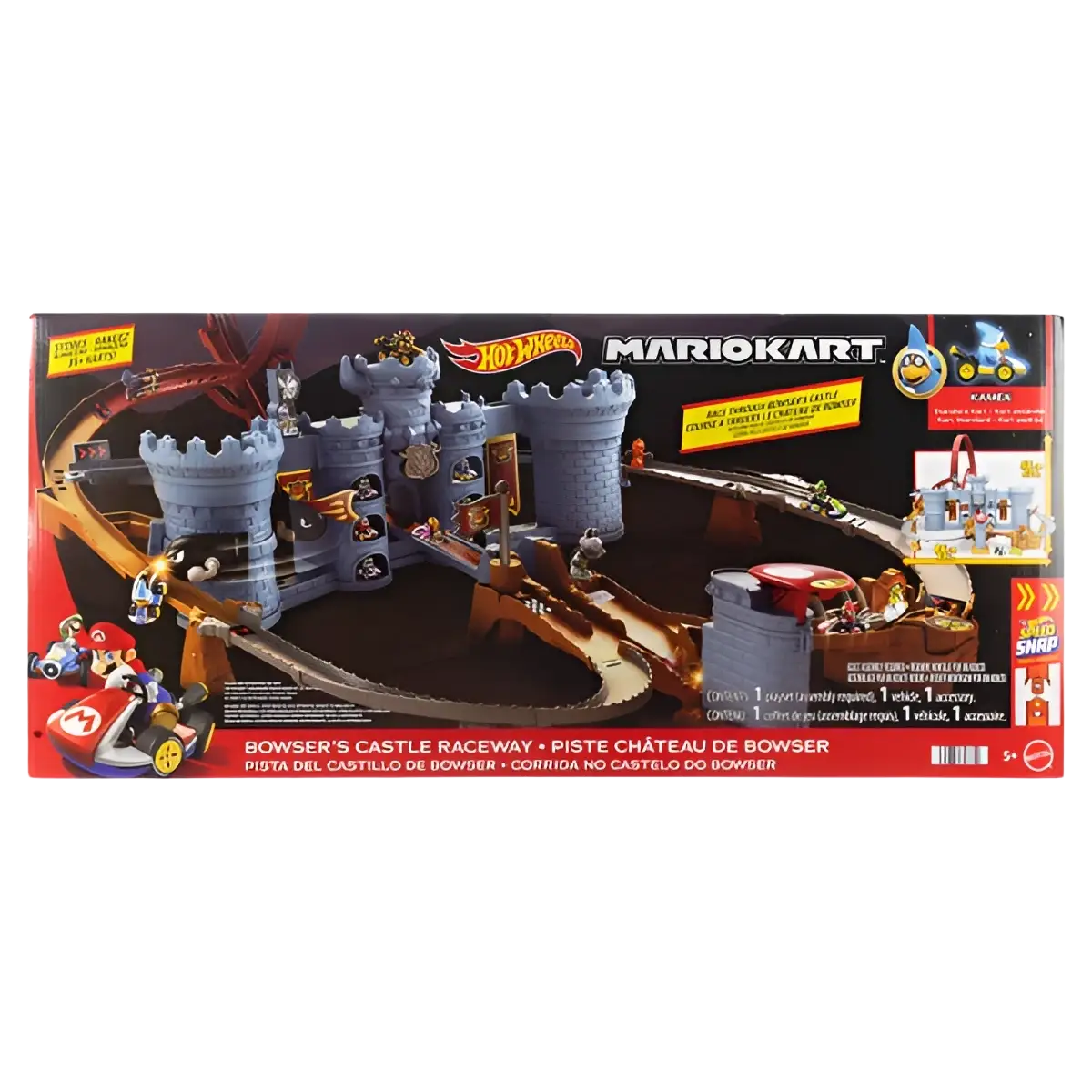 Hot Wheels Mario Kart Bowser’s Castle Raceway playset.