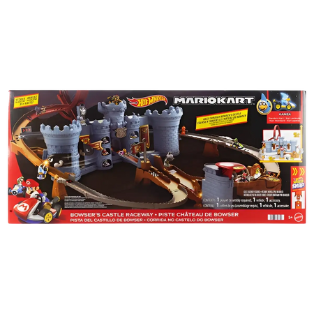 Hot Wheels Mario Kart Bowser’s Castle Raceway playset.