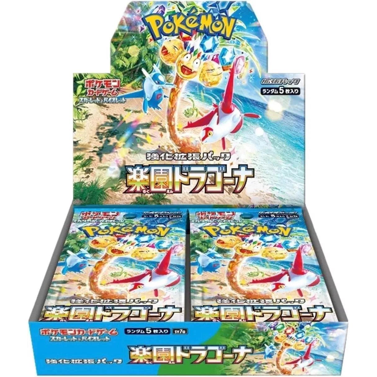 Japanese Pokemon Paradise Dragona SV7a Booster Box - Alchemist Cards & Games