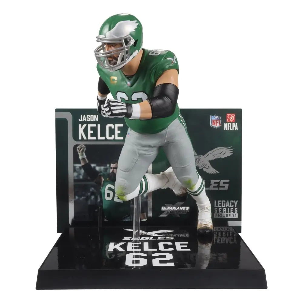 Jason Kelce Philadelphia Eagles figurine.