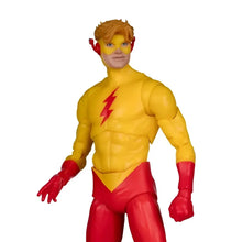 Kid flash classic 7-inch action figure in yellow and red with lightning bolt emblem and articulated limbs by dc multiverse