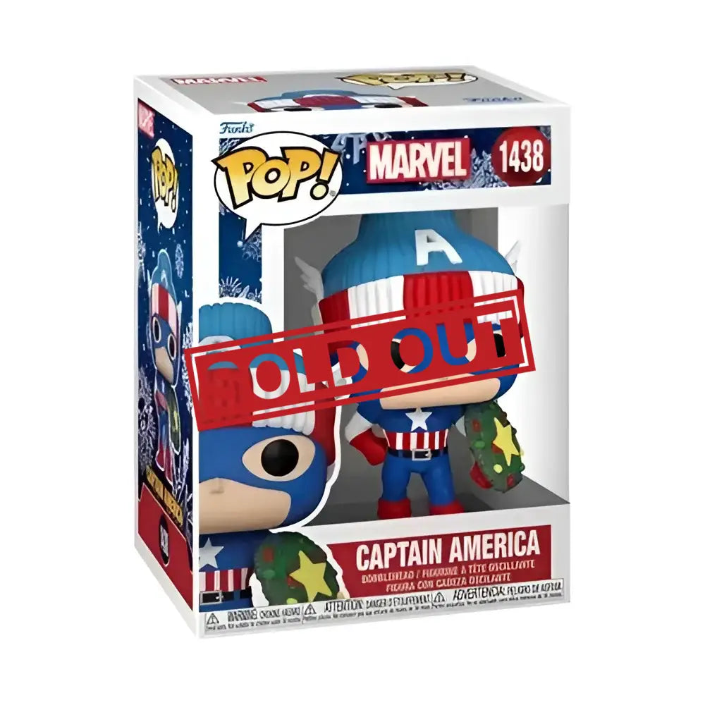 Captain America Funko Pop figurine.