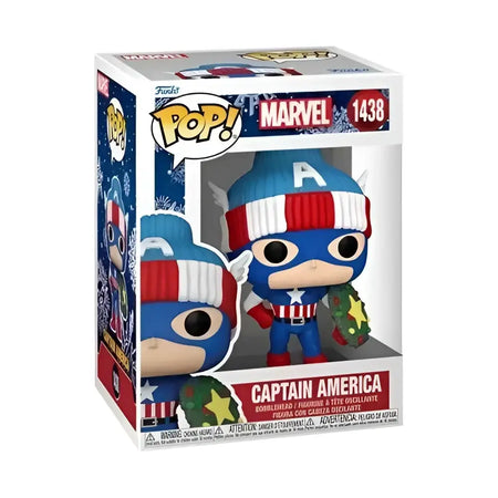 Captain America Funko Pop figurine.