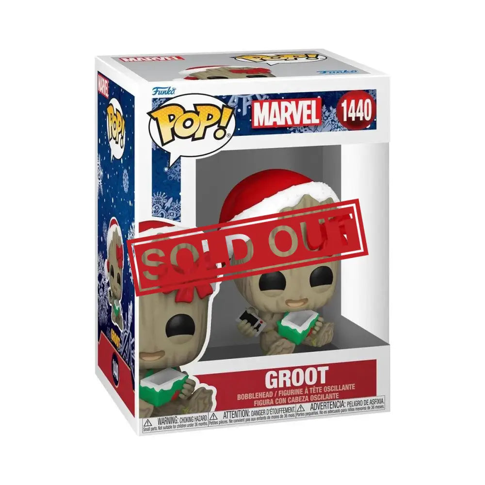 Christmas Groot Funko Pop.