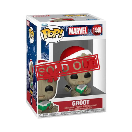Christmas Groot Funko Pop.