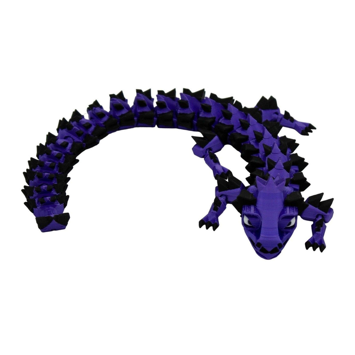 Multicolor Alchemist Dragon Fidget Toy - 3D Printed Articulated Dragon - Alchemist Cards & Games