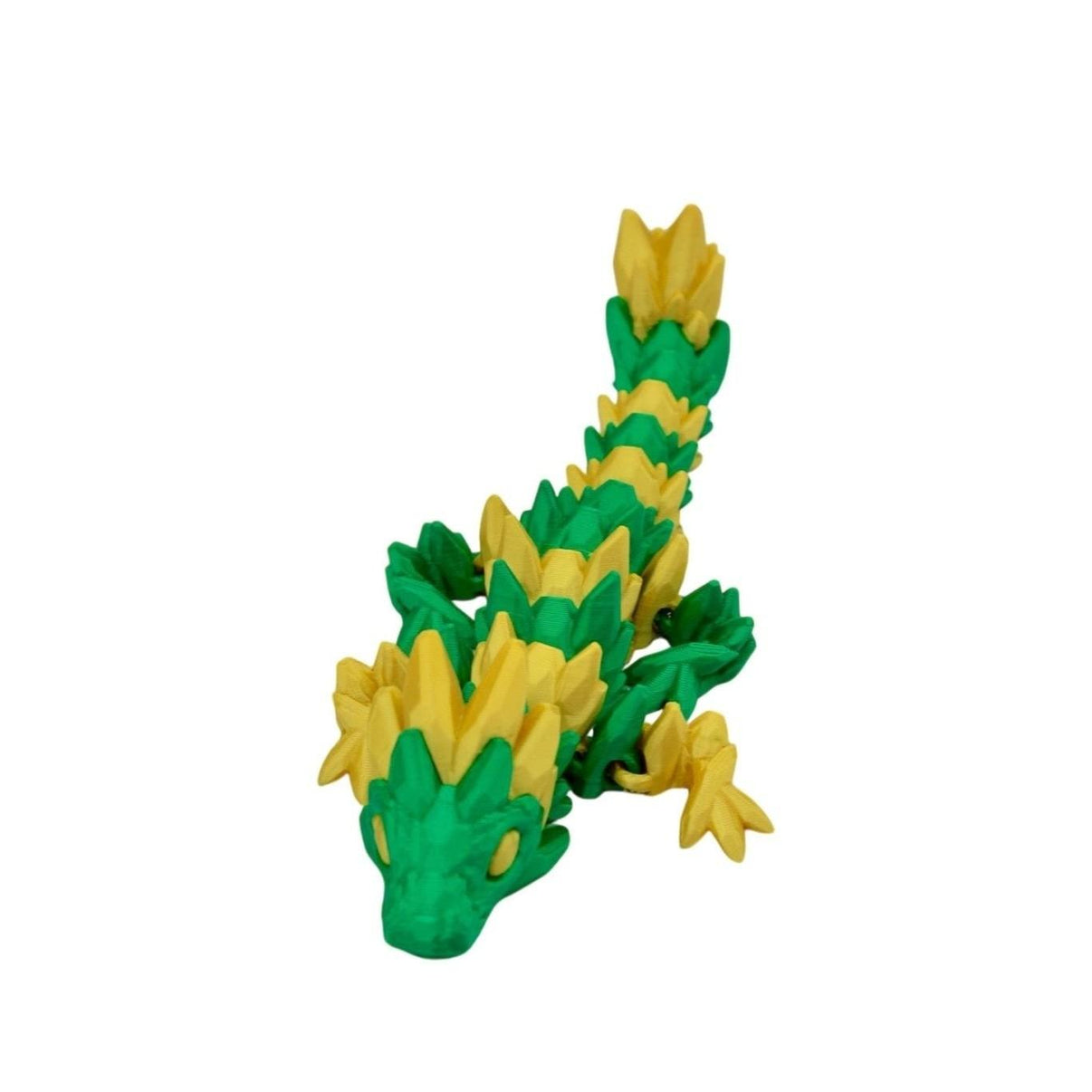 Multicolor Baby Gemstone Dragon Fidget Toy - 3D Printed Articulated Dragon - Alchemist Cards & Games