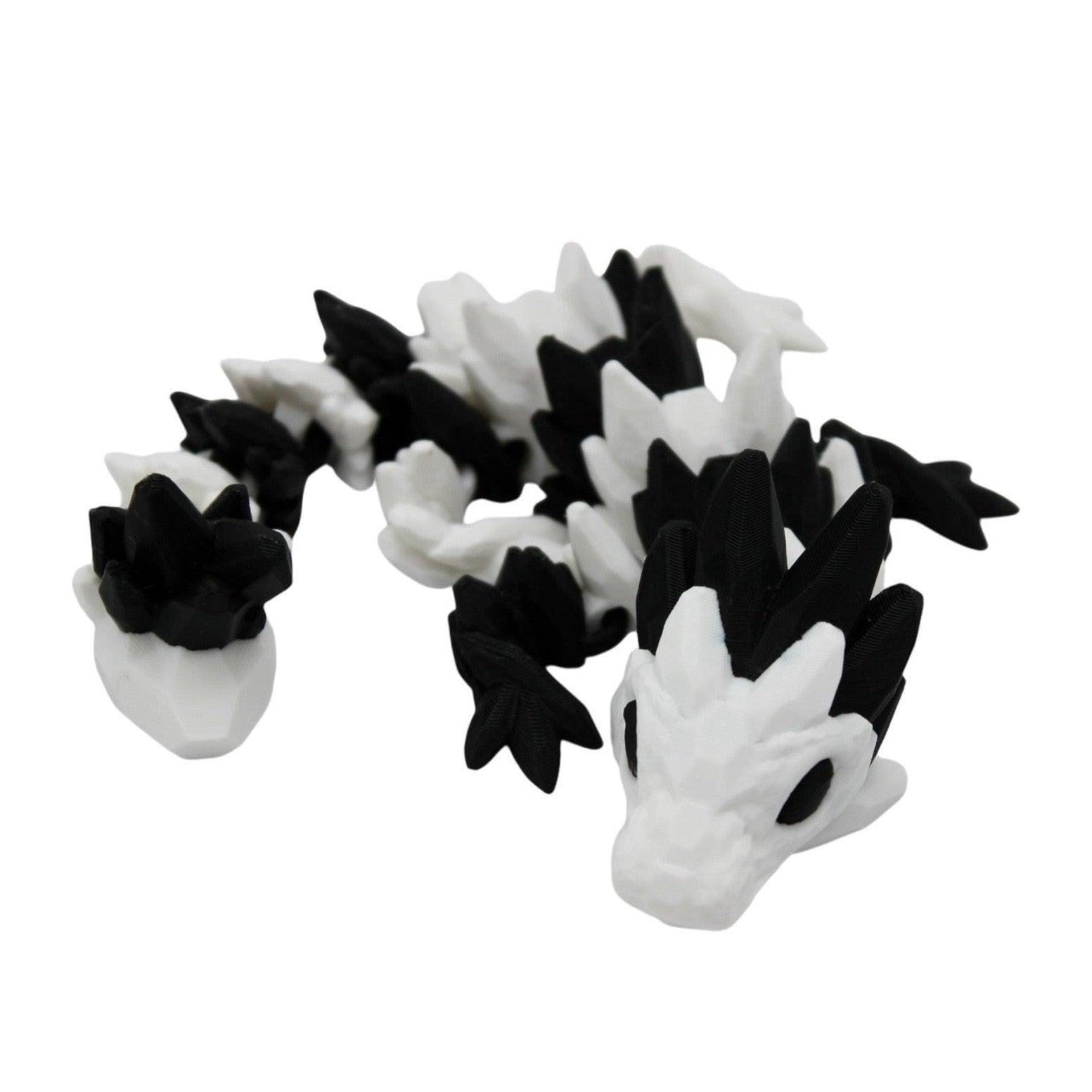 Multicolor Baby Gemstone Dragon Fidget Toy - 3D Printed Articulated Dragon - Alchemist Cards & Games