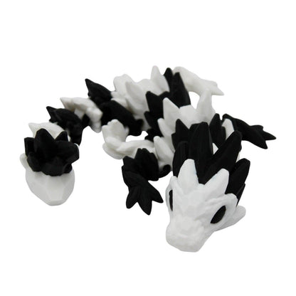 Multicolor Baby Gemstone Dragon Fidget Toy - 3D Printed Articulated Dragon - Alchemist Cards & Games