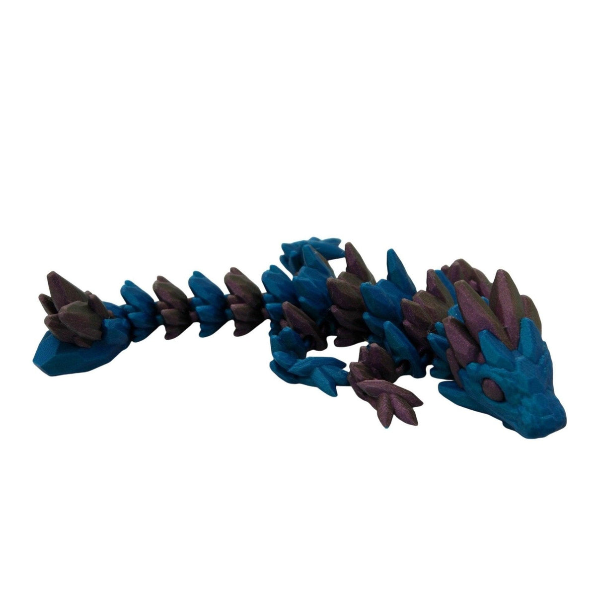 Multicolor Baby Gemstone Dragon Fidget Toy - 3D Printed Articulated Dragon - Alchemist Cards & Games