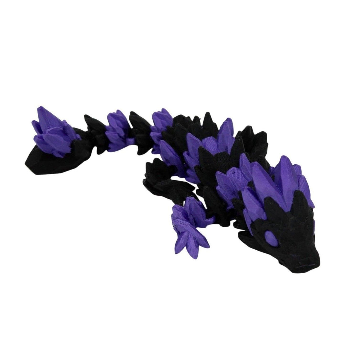 Multicolor Baby Gemstone Dragon Fidget Toy - 3D Printed Articulated Dragon - Alchemist Cards & Games